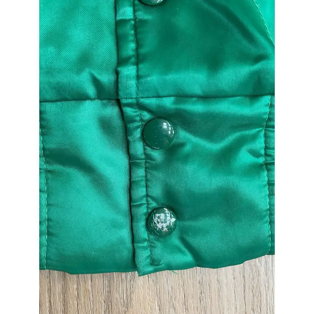 Rare Vintage Satin Varsity Oregon Marching Band Full Snap Jacket Made USA Sz M